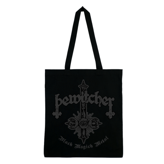 Bewitcher - Black Magick Metal Tote Bag - Black