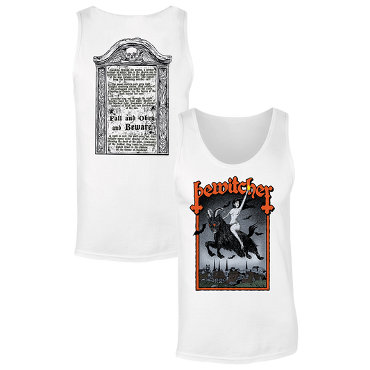 Bewitcher - Witch Goat Tank Top - White