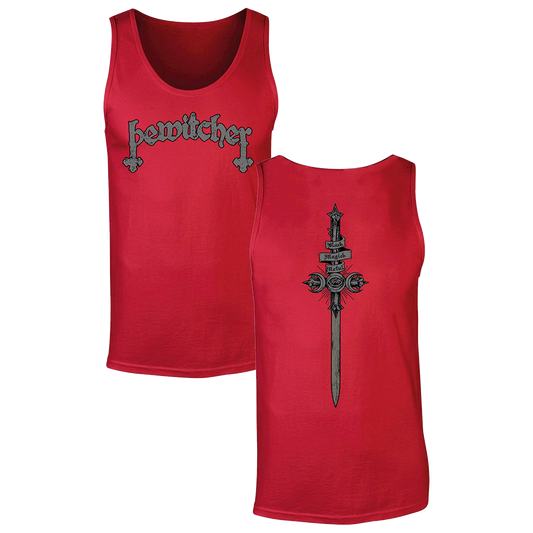 Bewitcher - Die Hard Sword Tank Top - Red