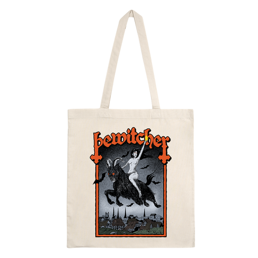 Bewitcher - Witch Goat Tote Bag - Natural