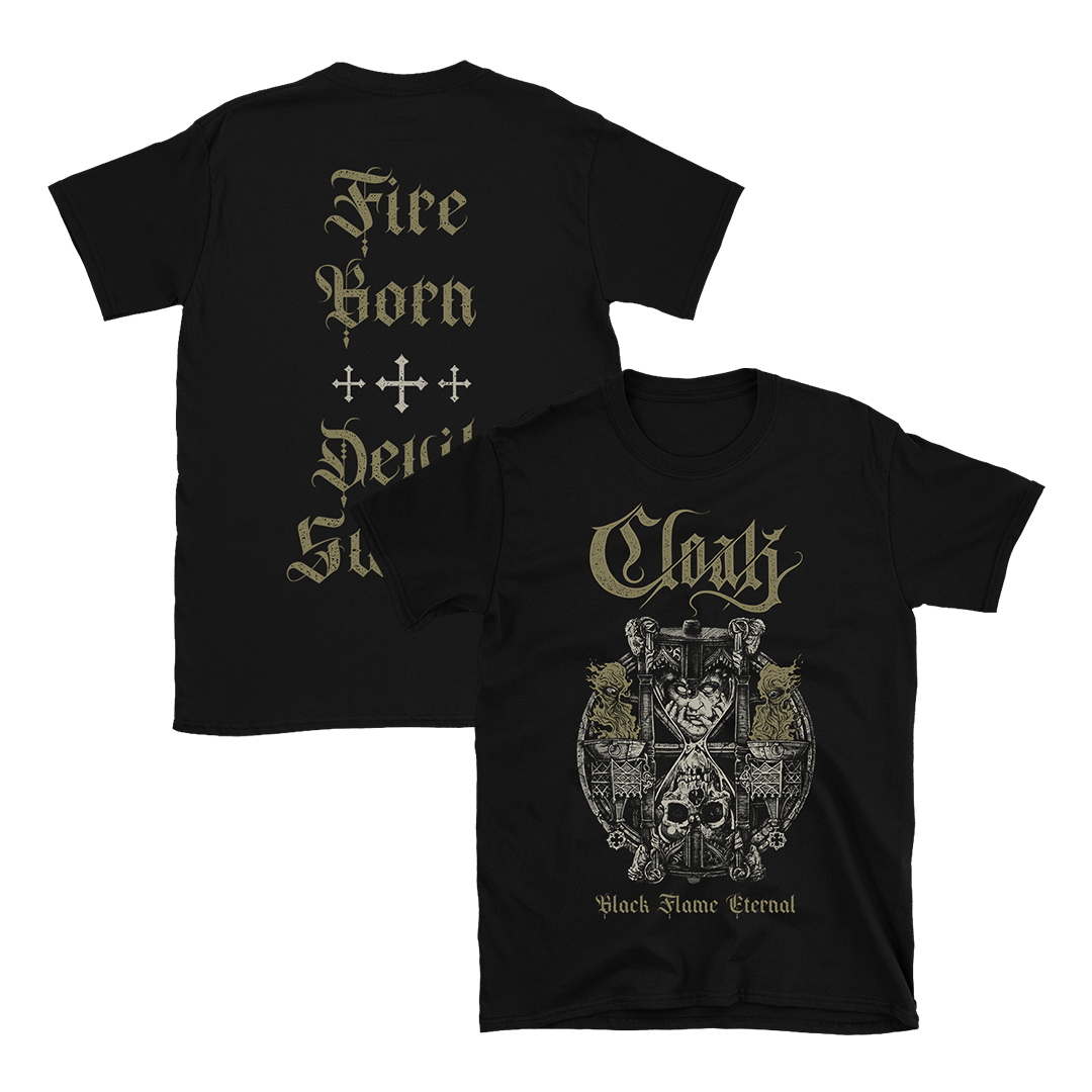 Cloak - Black Flame Eternal T-Shirt - Black
