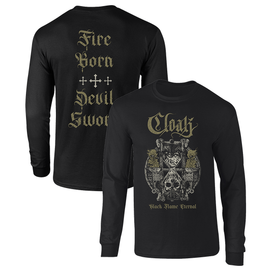 Cloak - Black Flame Eternal Longsleeve - Black