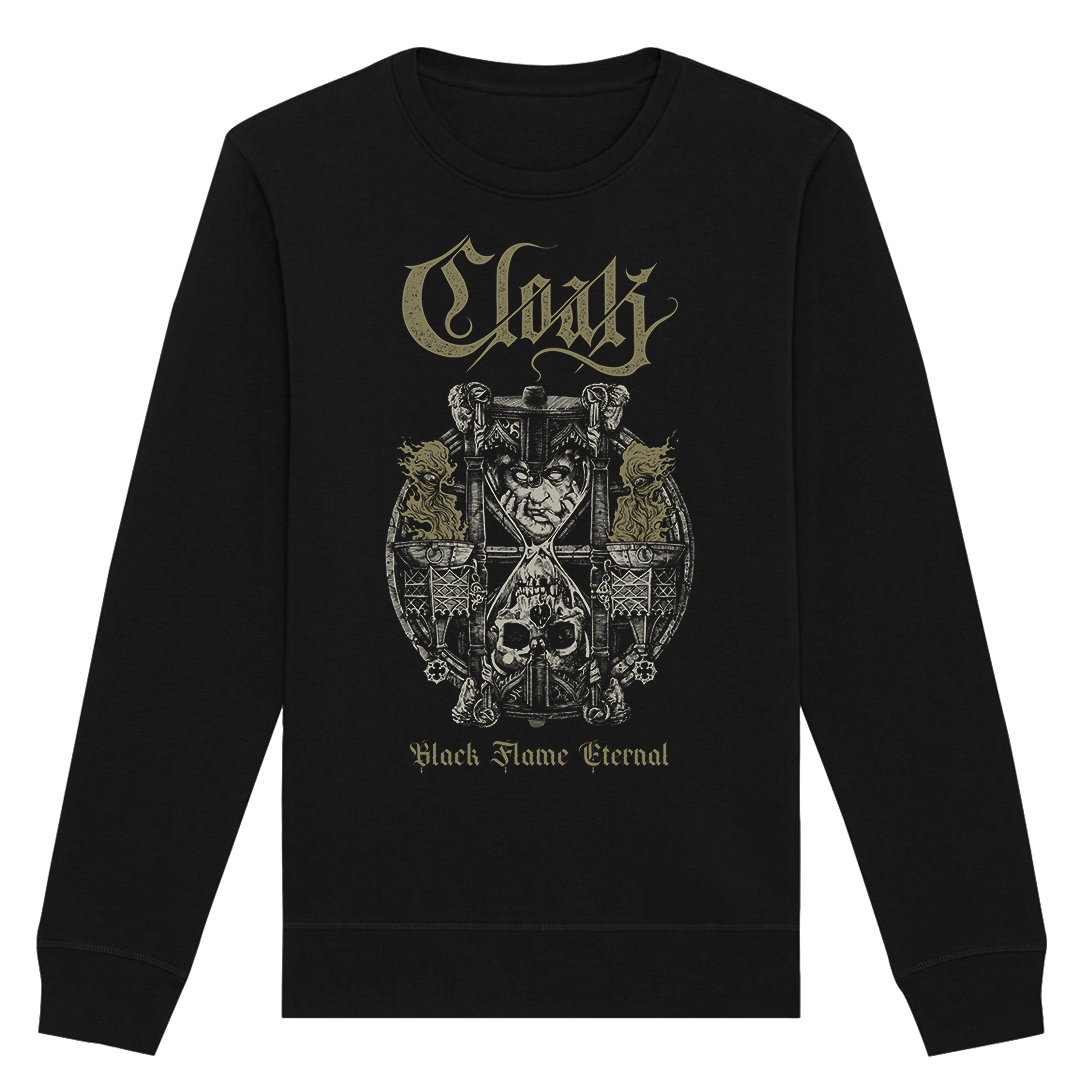 Cloak - Black Flame Eternal Crewneck Sweatshirt - Black