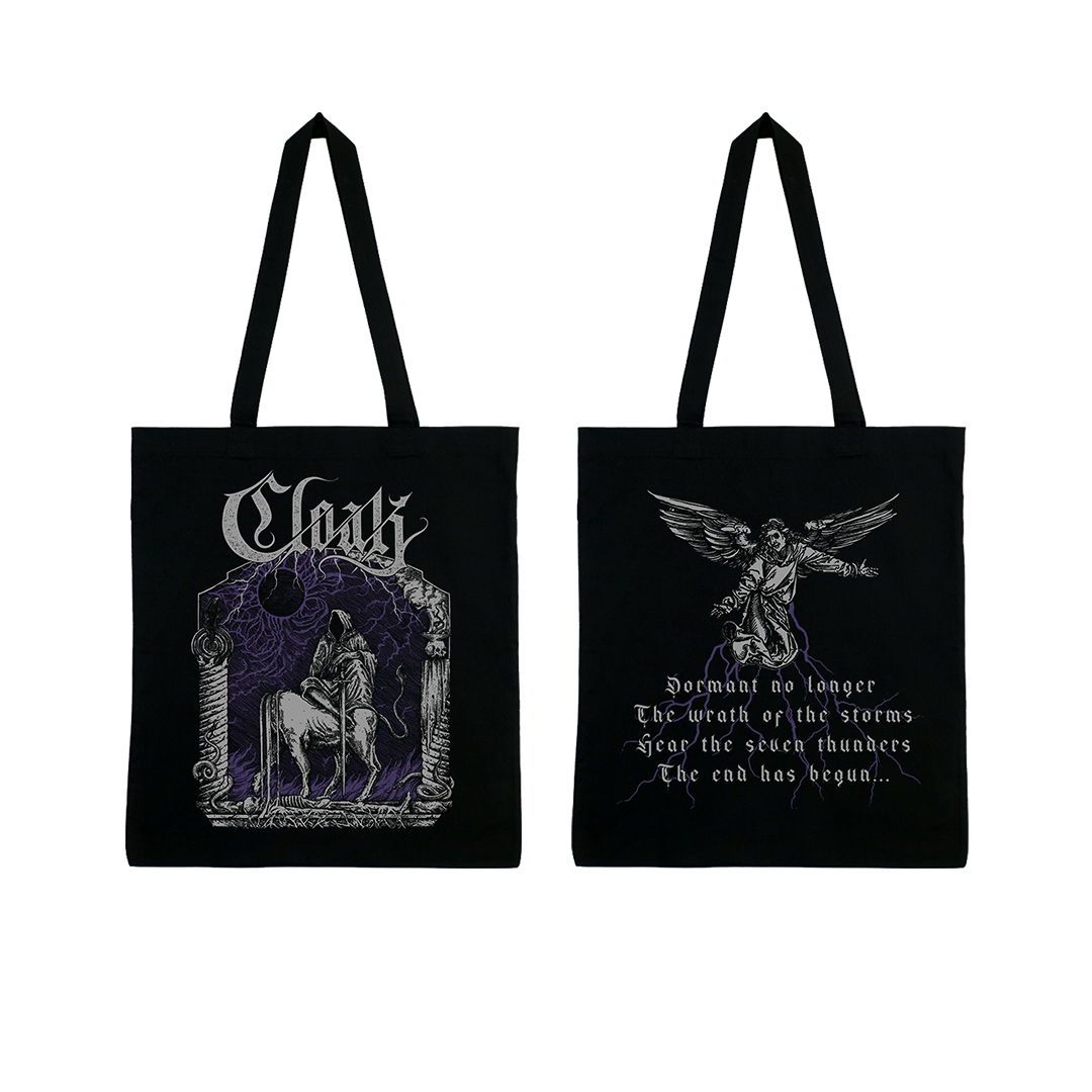 Cloak - Seven Thunders Tote Bag - Black