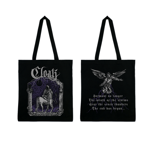 Cloak - Seven Thunders Tote Bag - Black