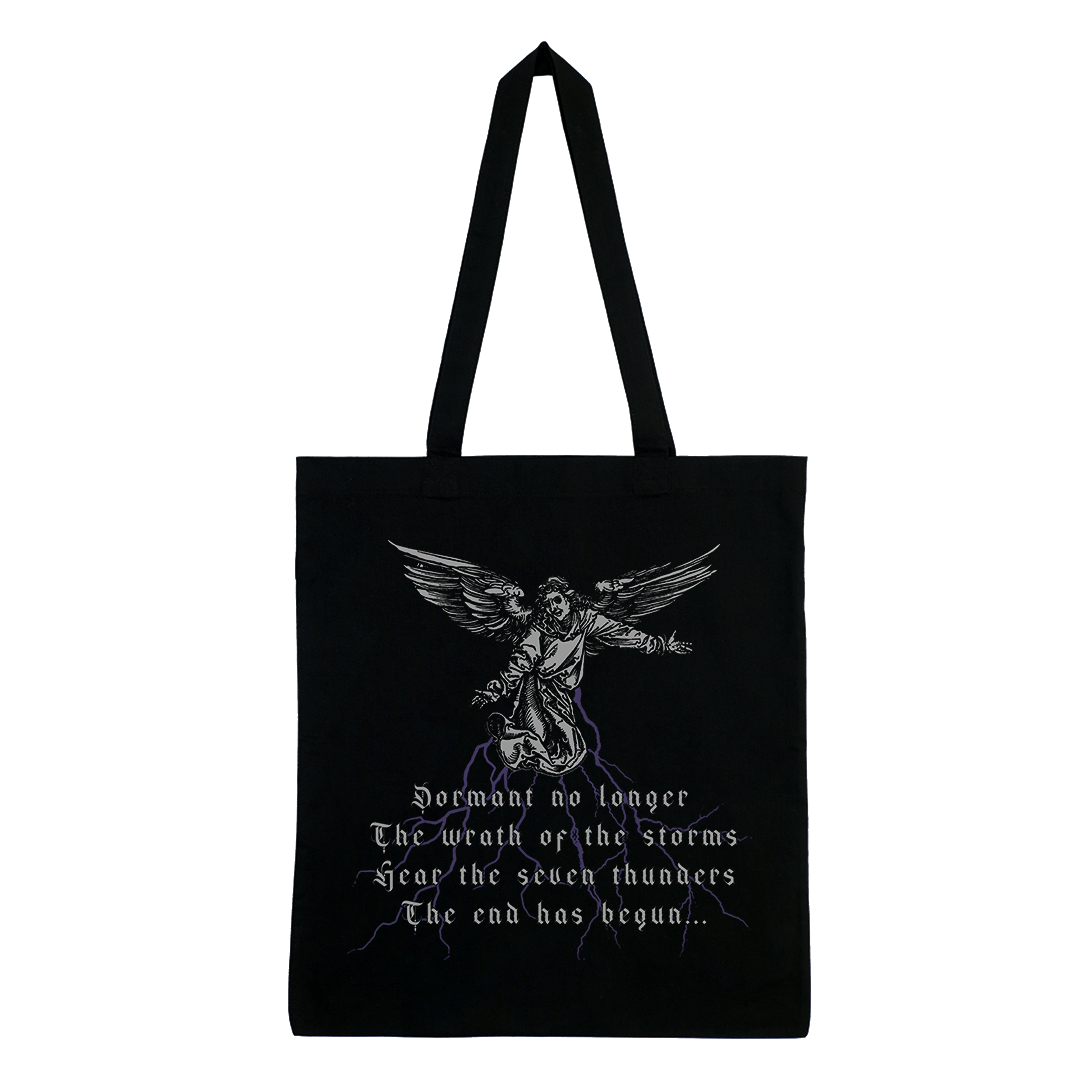 Cloak - Seven Thunders Tote Bag - Black