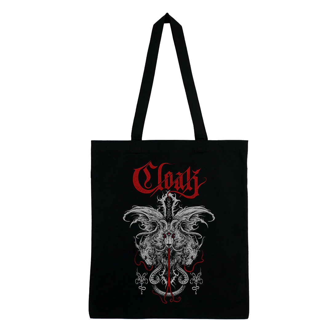 Cloak - Wolves Tote Bag - Black