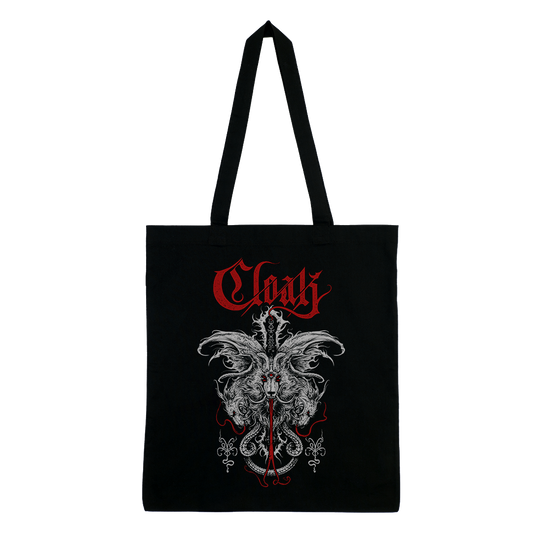 Cloak - Wolves Tote Bag - Black