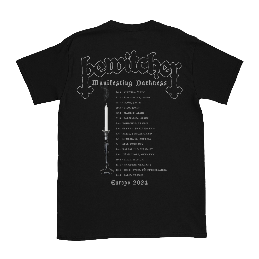 Bewitcher - Manifesting Darkness 2024 Tour T-Shirt - Black