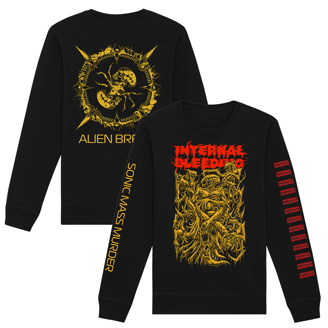 Internal Bleeding - Alien Breed Crewneck Sweatshirt - Black