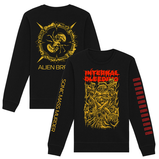 Internal Bleeding - Alien Breed Crewneck Sweatshirt - Black