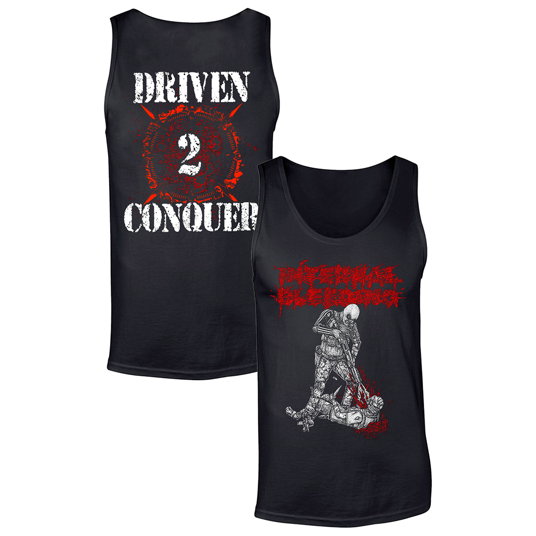 Internal Bleeding - Driven 2 Conquer Tank Top - Black