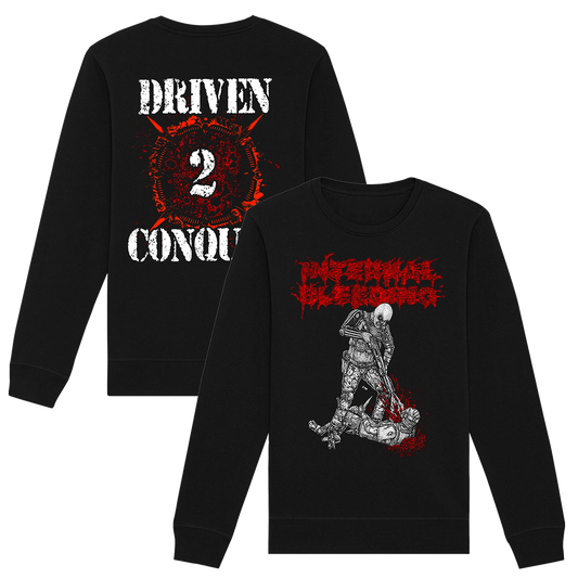 Internal Bleeding - Driven 2 Conquer Crewneck Sweatshirt - Black