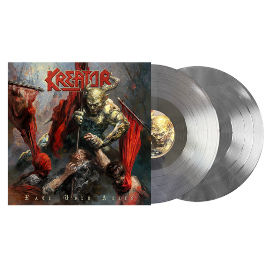 Kreator - Hate Über Alles Vinyl LP - Transparent Crystal Clear