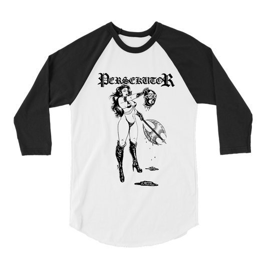 Persekutor - Beheaded Raglan - White/Black