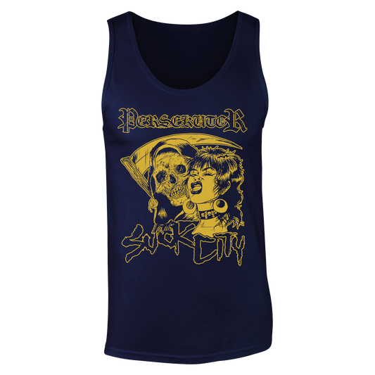 Persekutor - Suck City Tank Top - Navy