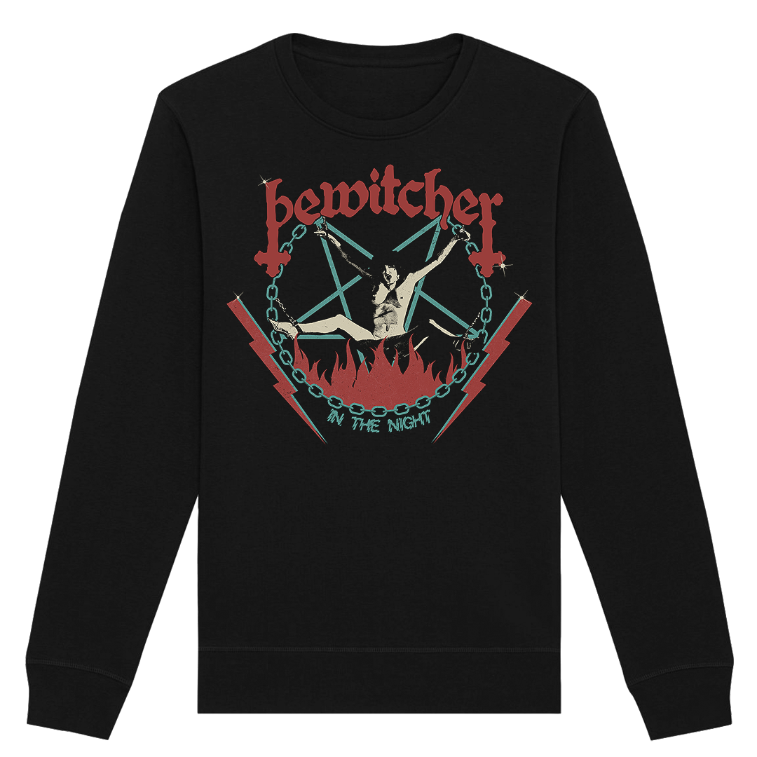 Bewitcher - In The Night Crewneck Sweatshirt - Black