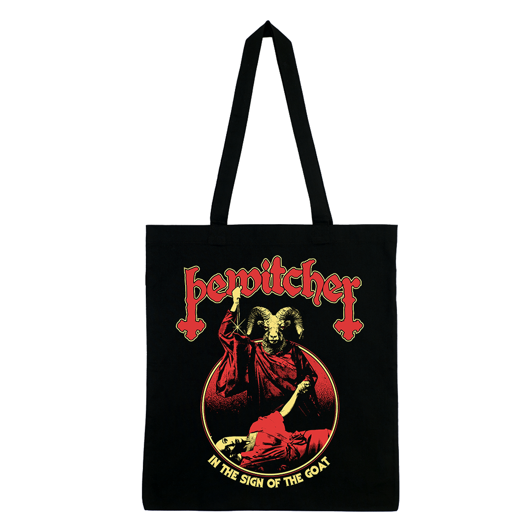 Bewitcher - In The Sign of The Goat Tote Bag - Black