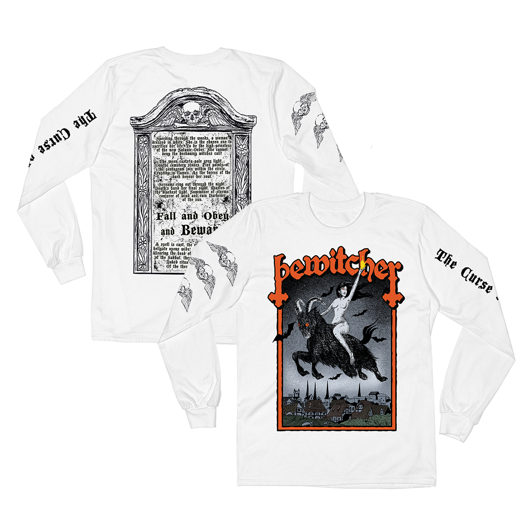 Bewitcher - Witch Goat Longsleeve - White