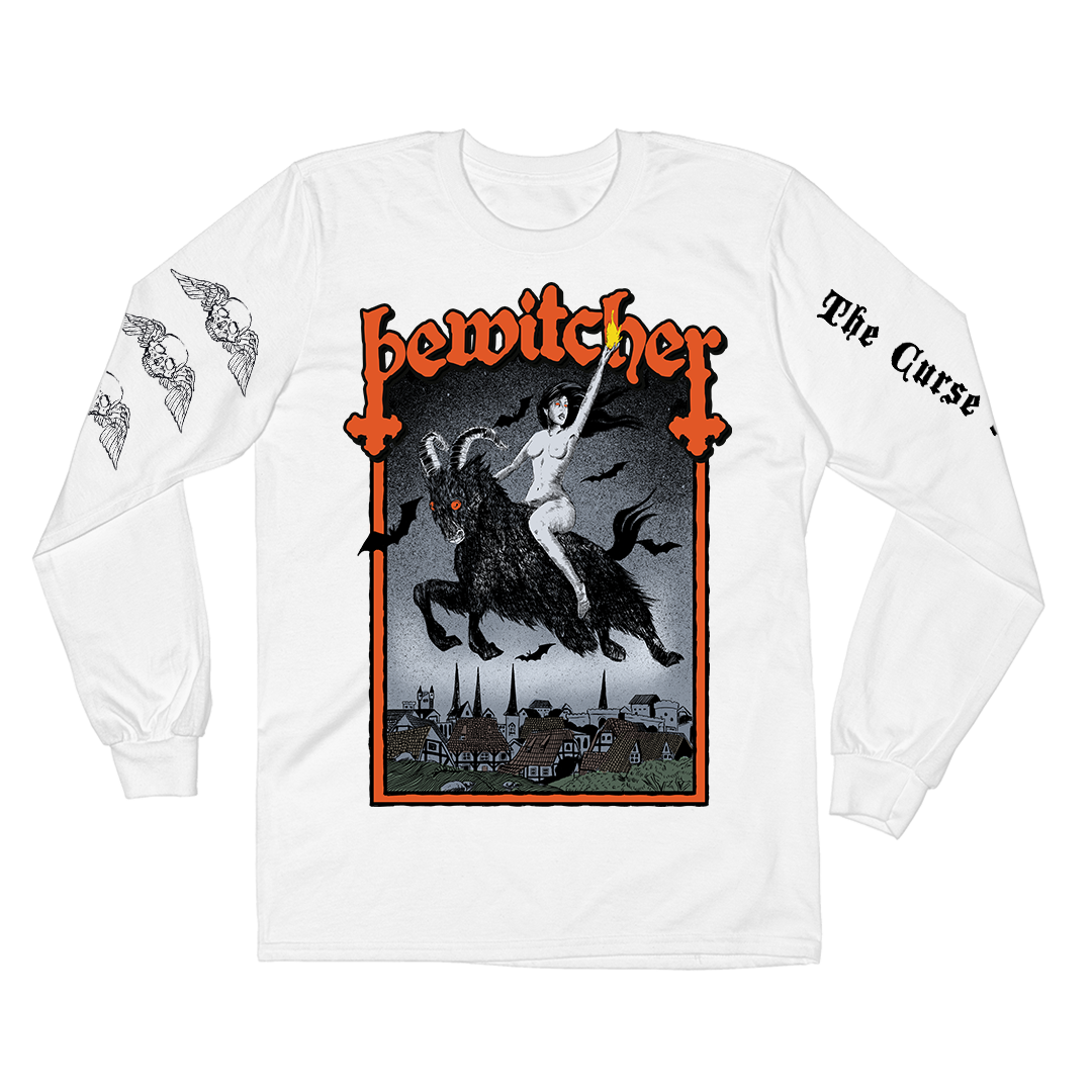 Bewitcher - Witch Goat Longsleeve - White