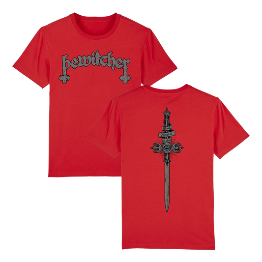 Bewitcher - Die Hard Sword T-Shirt - Red