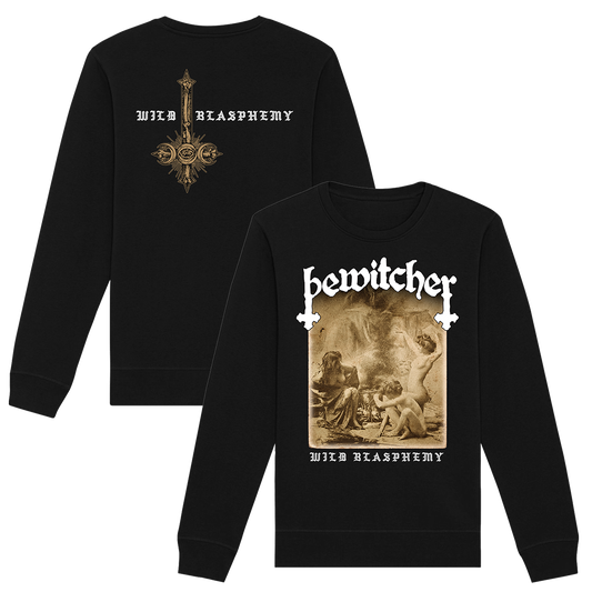 Bewitcher - Wild Blasphemy Crewneck Sweatshirt - Black