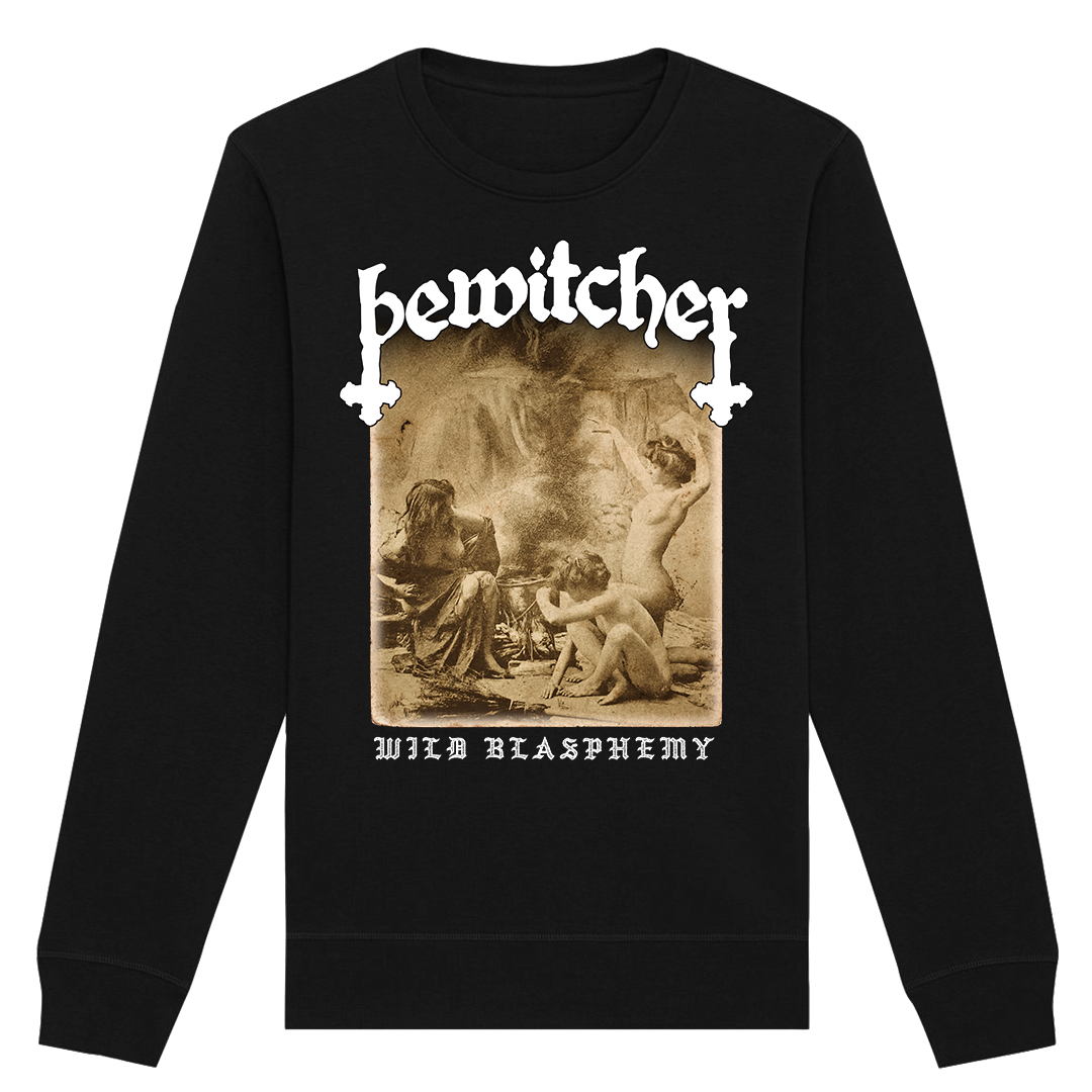 Bewitcher - Wild Blasphemy Crewneck Sweatshirt - Black