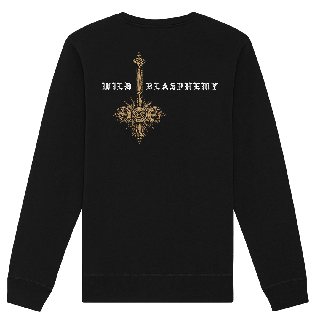 Bewitcher - Wild Blasphemy Crewneck Sweatshirt - Black