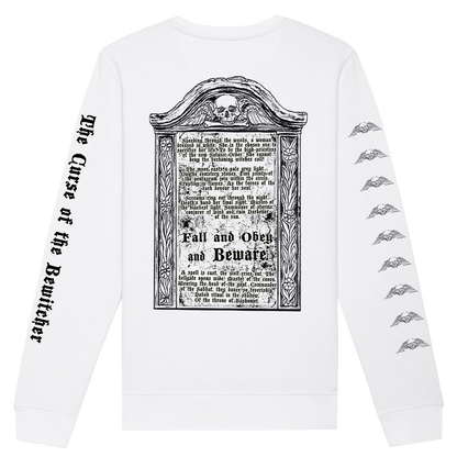 Bewitcher - Witch Goat Crewneck Sweatshirt - White