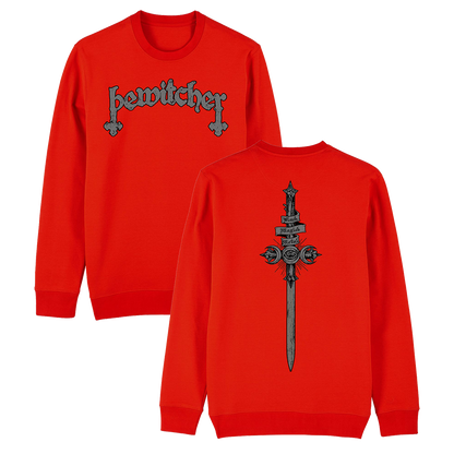 Bewitcher - Die Hard Sword Crewneck Sweatshirt - Red