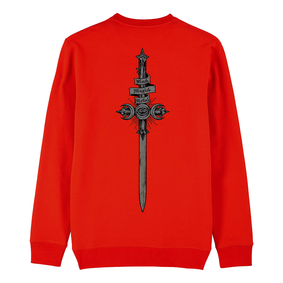 Bewitcher - Die Hard Sword Crewneck Sweatshirt - Red