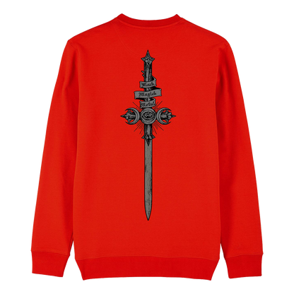 Bewitcher - Die Hard Sword Crewneck Sweatshirt - Red