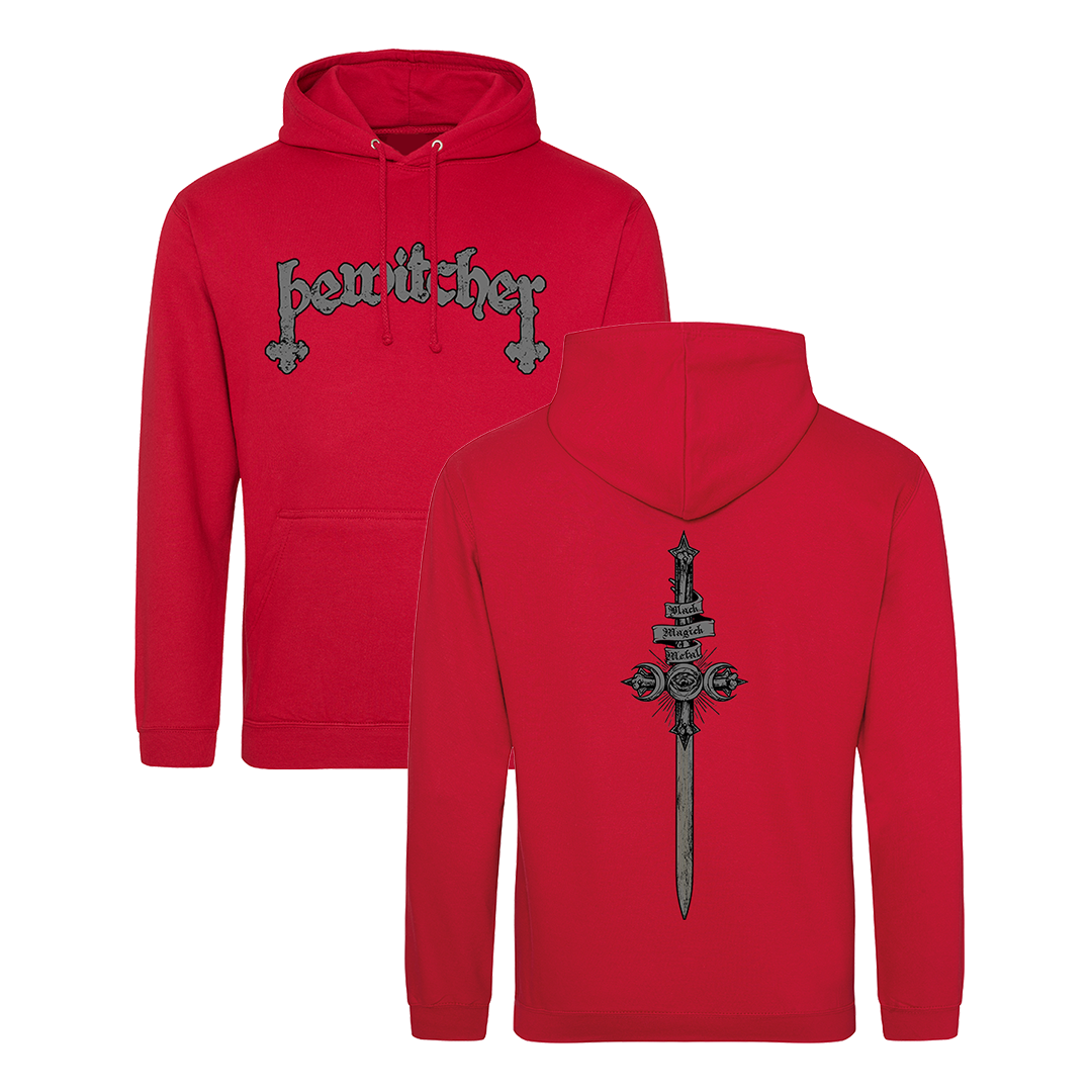 Bewitcher - Die Hard Sword Pullover Hoodie - Red