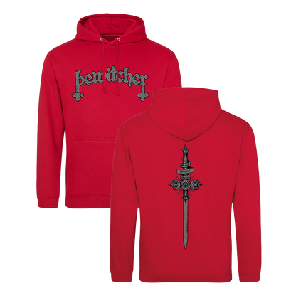 Bewitcher - Die Hard Sword Pullover Hoodie - Red