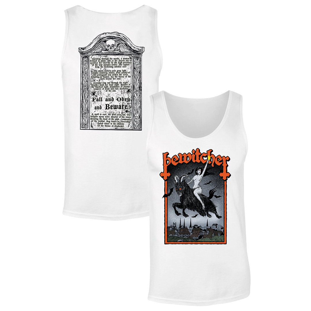 Bewitcher - Witch Goat Tank Top - White