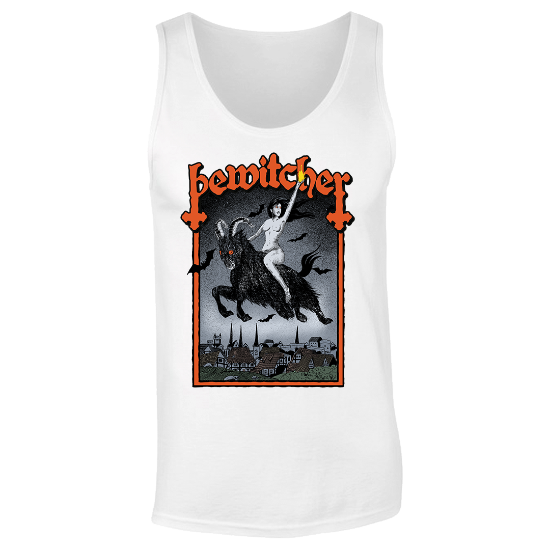 Bewitcher - Witch Goat Tank Top - White