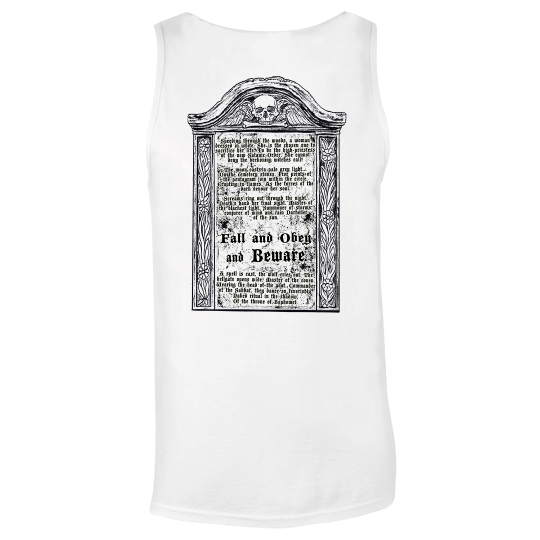 Bewitcher - Witch Goat Tank Top - White