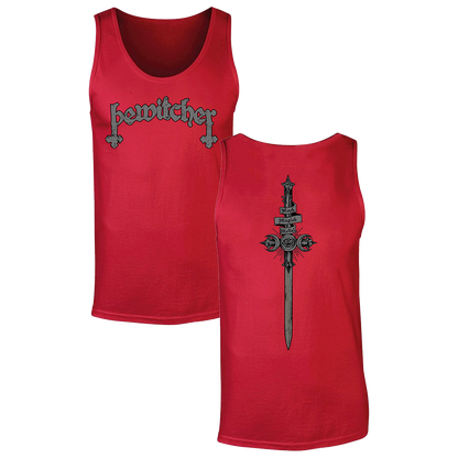 Bewitcher - Die Hard Sword Tank Top - Red