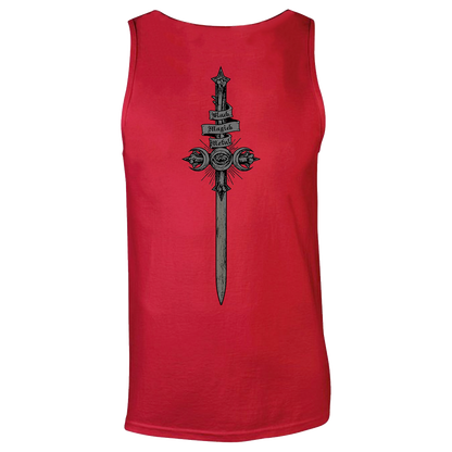 Bewitcher - Die Hard Sword Tank Top - Red