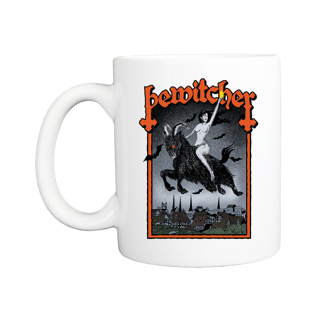 Bewitcher - Witch Goat Mug - White