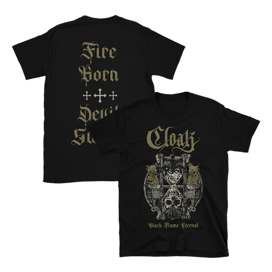 Cloak - Black Flame Eternal T-Shirt - Black