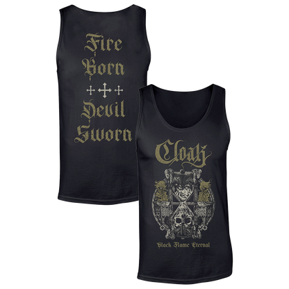 Cloak - Black Flame Eternal Tank Top - Black