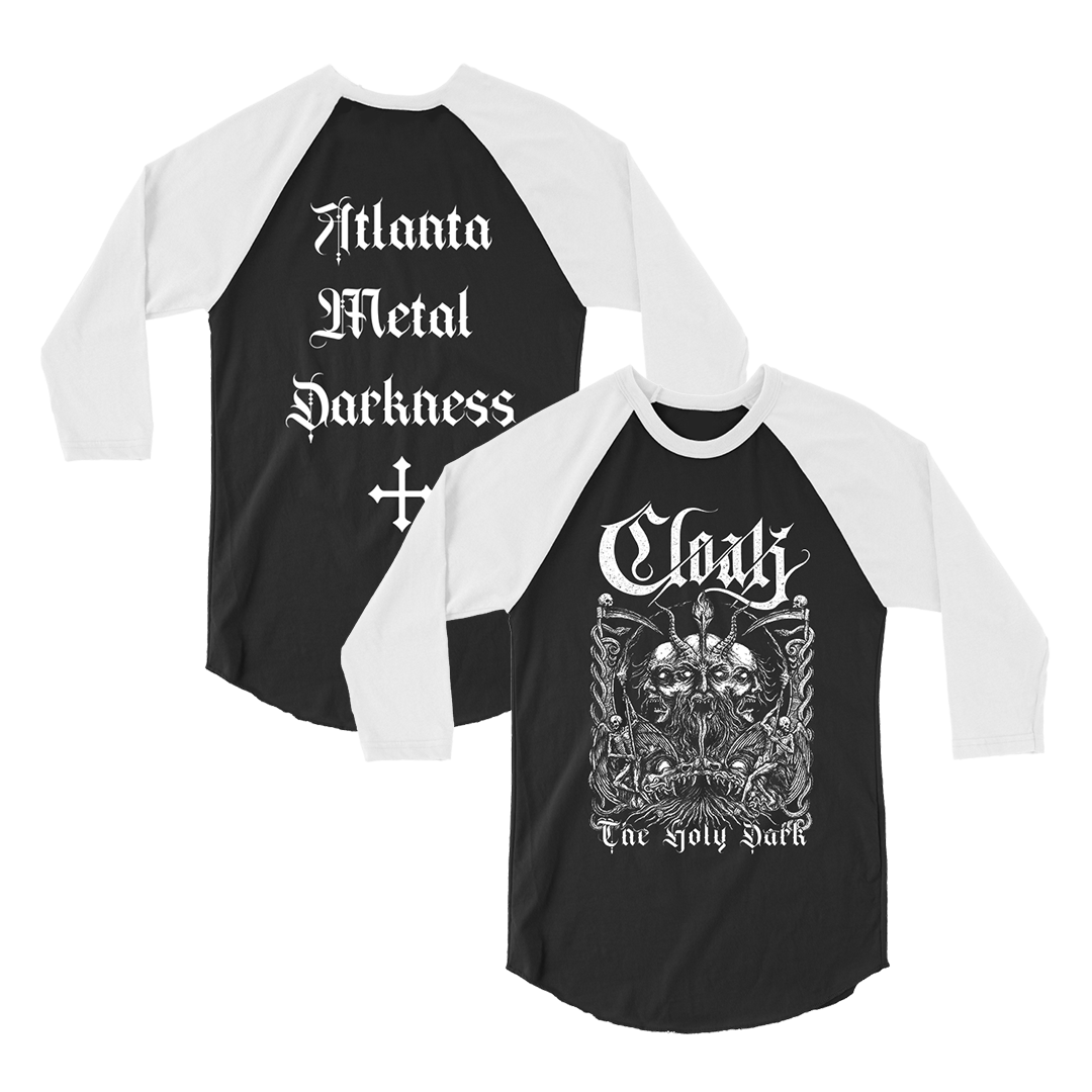 Cloak - The Holy Dark Raglan - Black/White