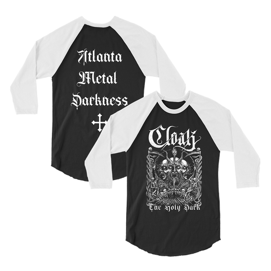 Cloak - The Holy Dark Raglan - Black/White