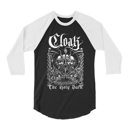 Cloak - The Holy Dark Raglan - Black/White