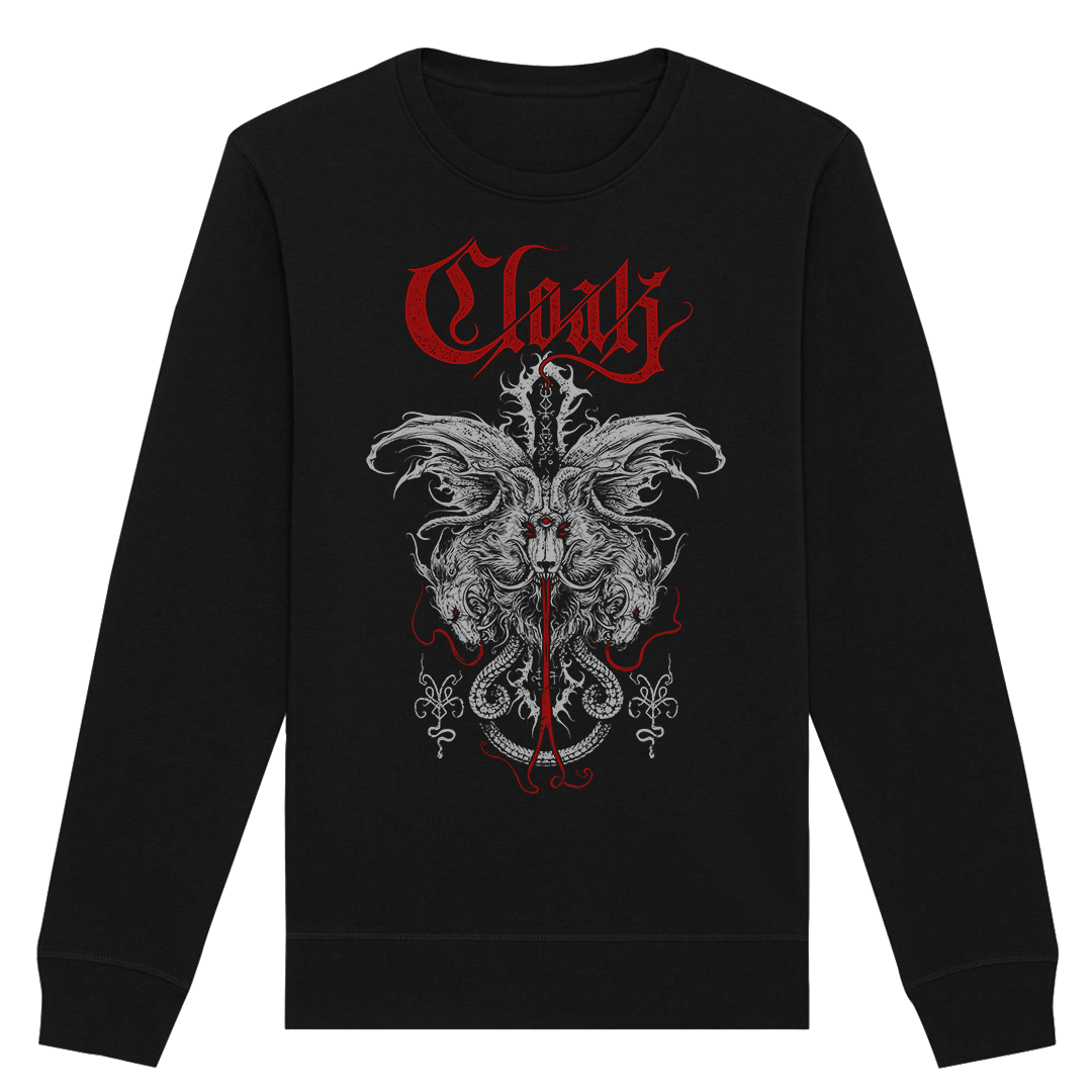 Cloak - Wolves Crewneck Sweatshirt - Black