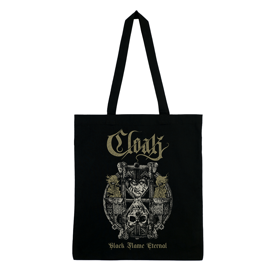 Cloak - Black Flame Eternal Tote Bag - Black