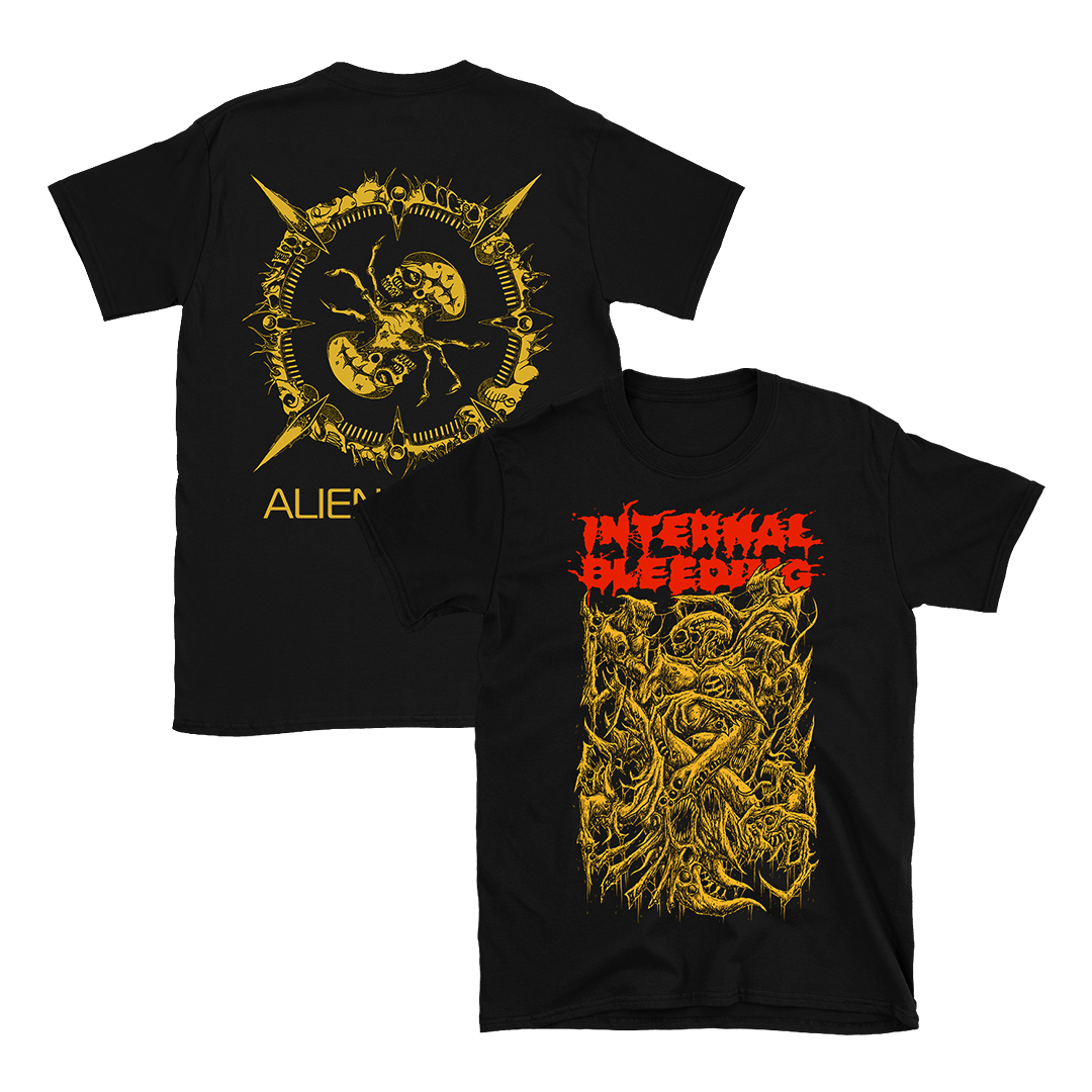 Internal Bleeding - Alien Breed T-Shirt - Black