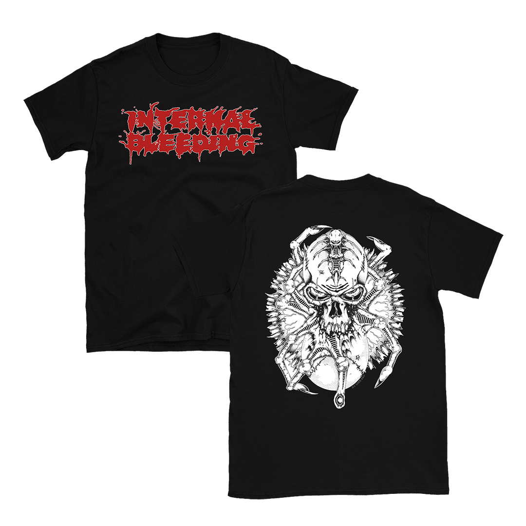 Internal Bleeding - Splatter T-Shirt - Black – Hellmouth.Store