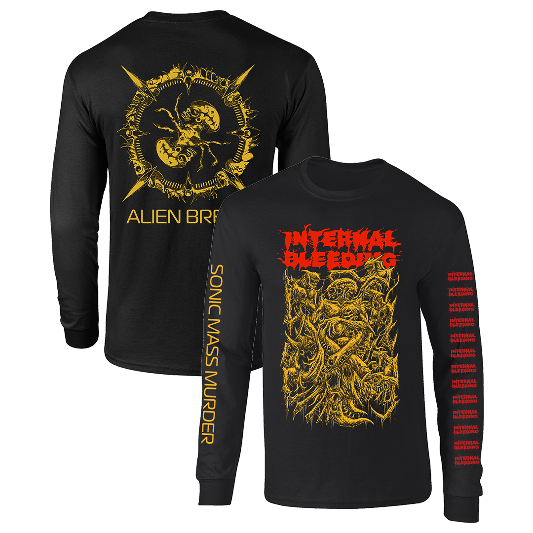 Internal Bleeding - Alien Breed Longsleeve - Black